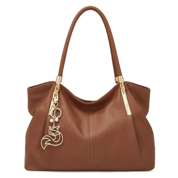 Bolsa Feminina de Ombro em Couro Legítimo 2025 – Elegância e Sofisticação - ZAUVELLE