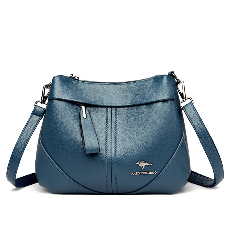 Conjunto | Bolsa Tote Feminina de Couro Premium + Carteira e Bolsa Para Cartões - ZAUVELLE