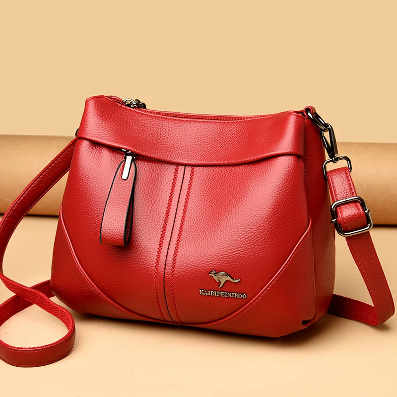 Conjunto | Bolsa Tote Feminina de Couro Premium + Carteira e Bolsa Para Cartões - ZAUVELLE