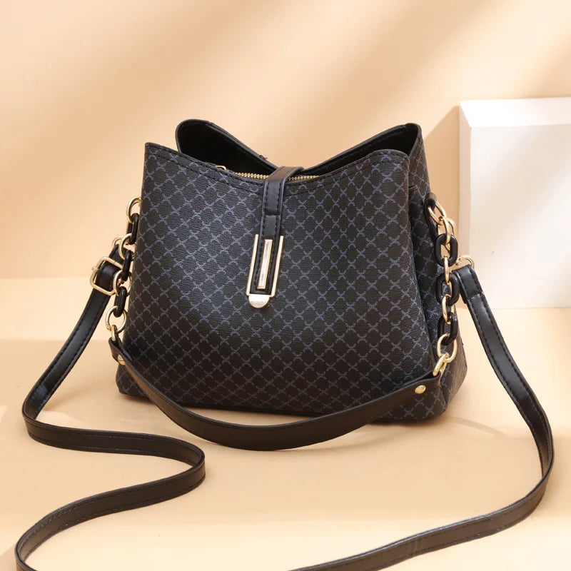 Bolsa Feminina Fashion Tipo Bucket – Vintage com Tassel e Alça Transversal - ZAUVELLE