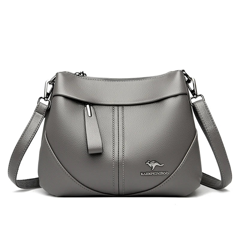 Conjunto | Bolsa Tote Feminina de Couro Premium + Carteira e Bolsa Para Cartões - ZAUVELLE