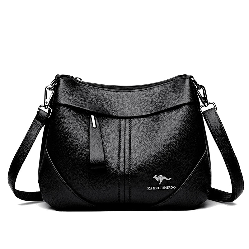 Conjunto | Bolsa Tote Feminina de Couro Premium + Carteira e Bolsa Para Cartões - ZAUVELLE