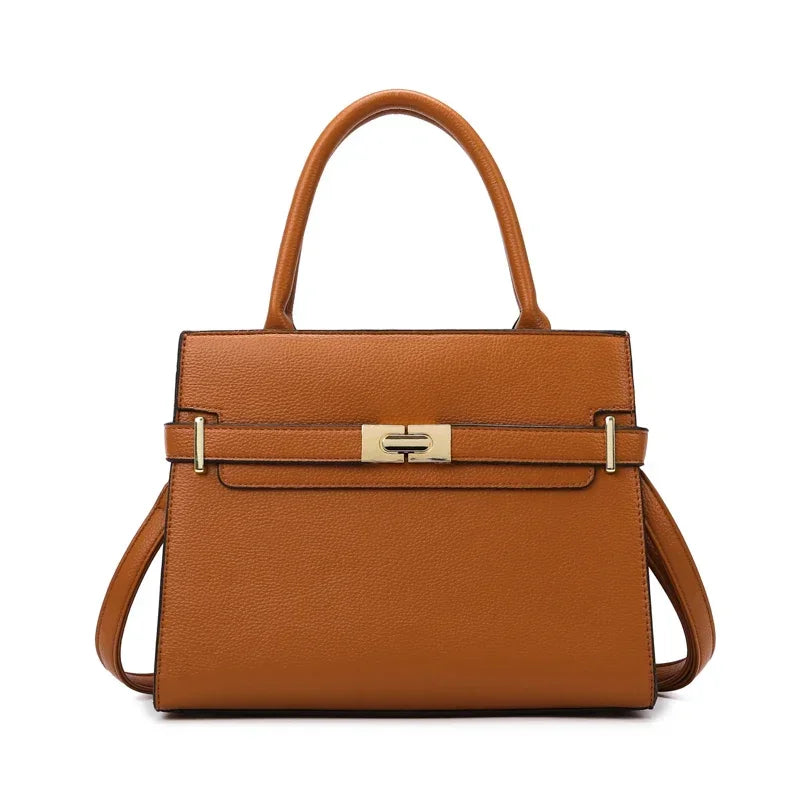 Conjunto Bolsa Feminina Luxo 3 em 1 – Bolsa Grande, Transversal e Carteira - ZAUVELLE