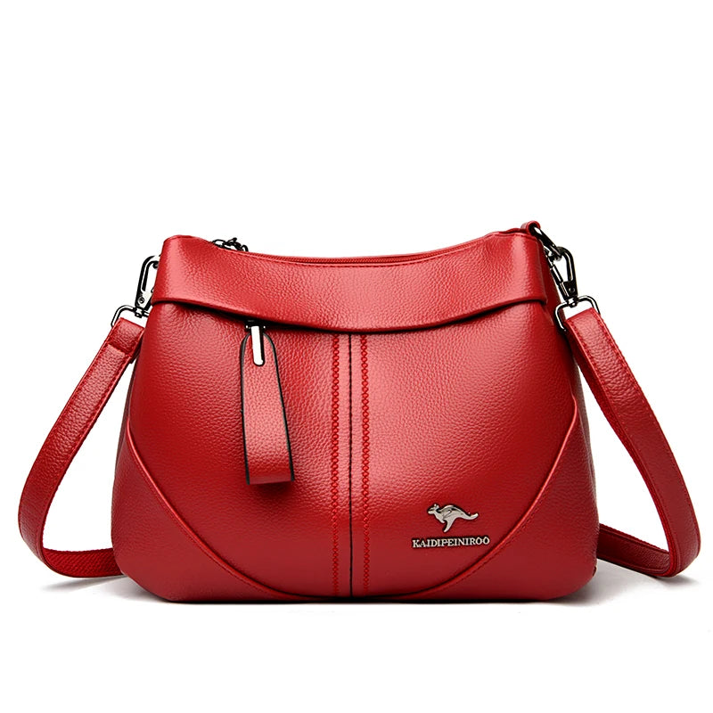 Conjunto | Bolsa Tote Feminina de Couro Premium + Carteira e Bolsa Para Cartões - ZAUVELLE