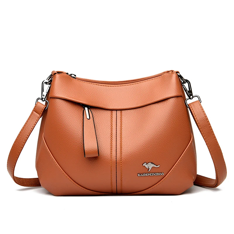 Conjunto | Bolsa Tote Feminina de Couro Premium + Carteira e Bolsa Para Cartões - ZAUVELLE