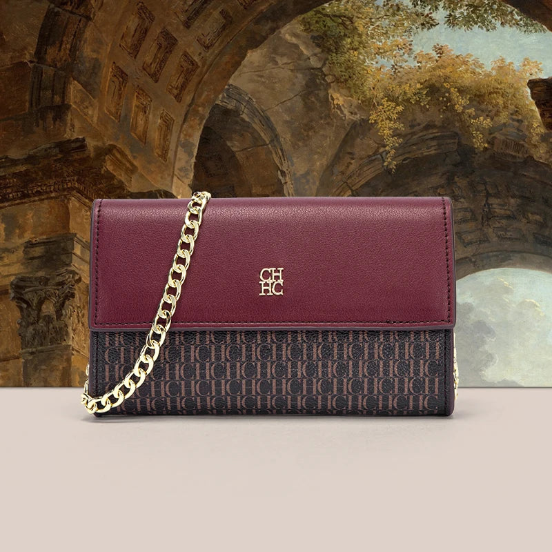 Bolsa Minimalista Luxo Único com Alça de Corrente – Estilo e Sofisticação - ZAUVELLE