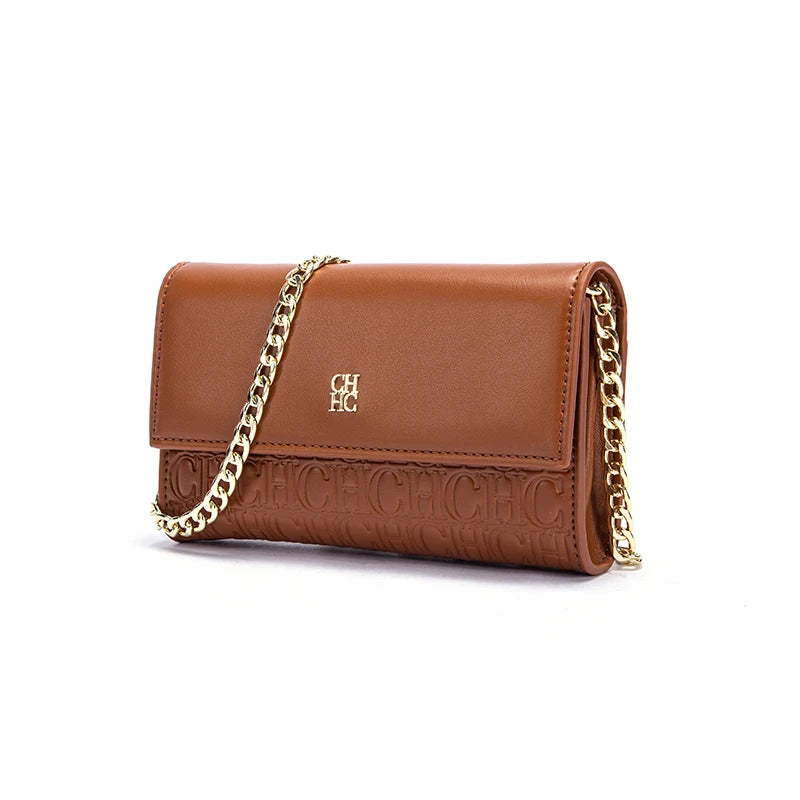 Bolsa Minimalista Luxo Único com Alça de Corrente – Estilo e Sofisticação - ZAUVELLE