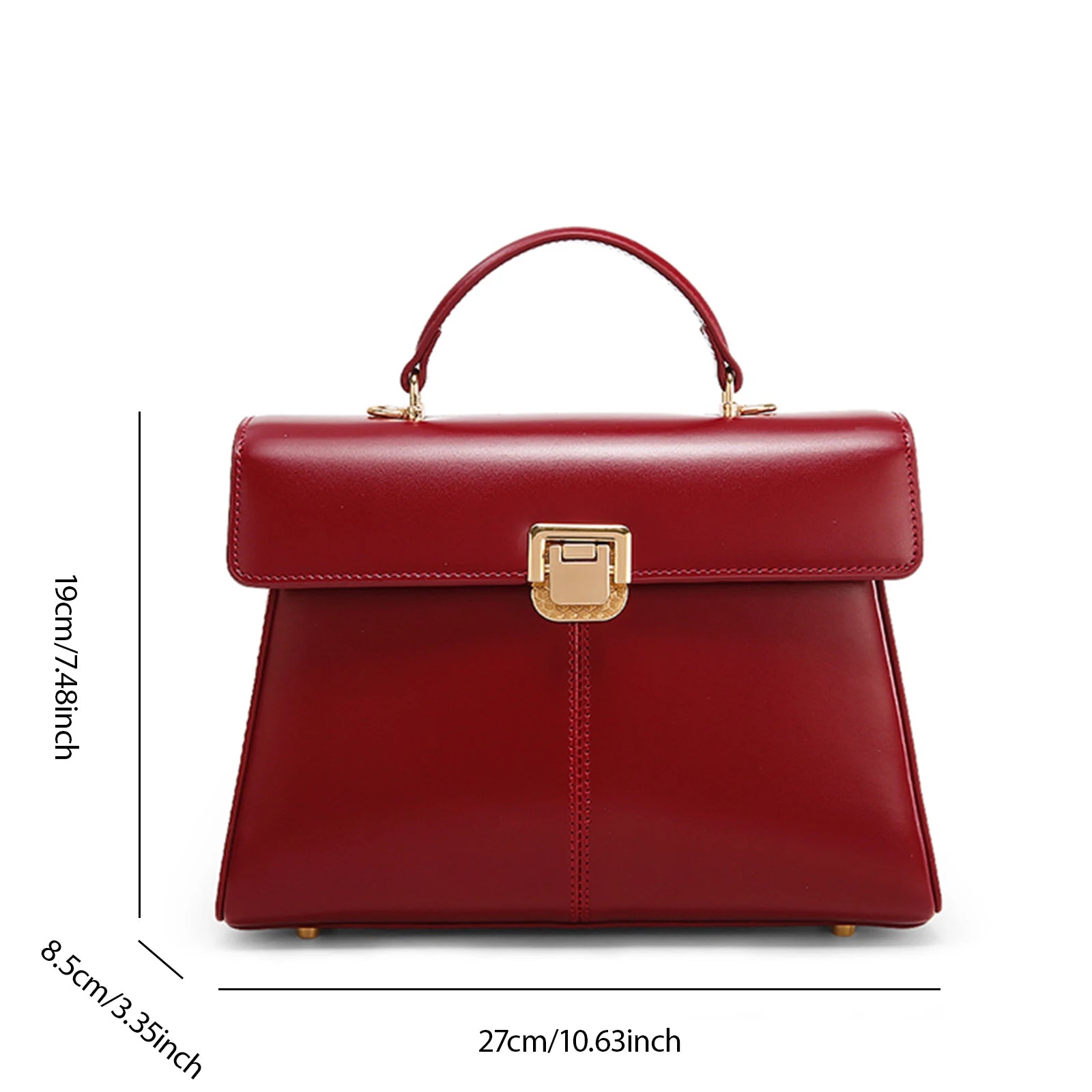 Bolsa feminina com Elegância em Couro Genuíno Luxuoso - ZAUVELLE