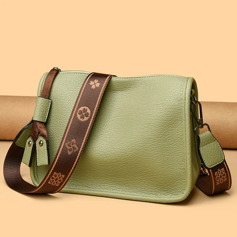 Bolsa Feminina de Couro Legítimo 2025 - ZAUVELLE