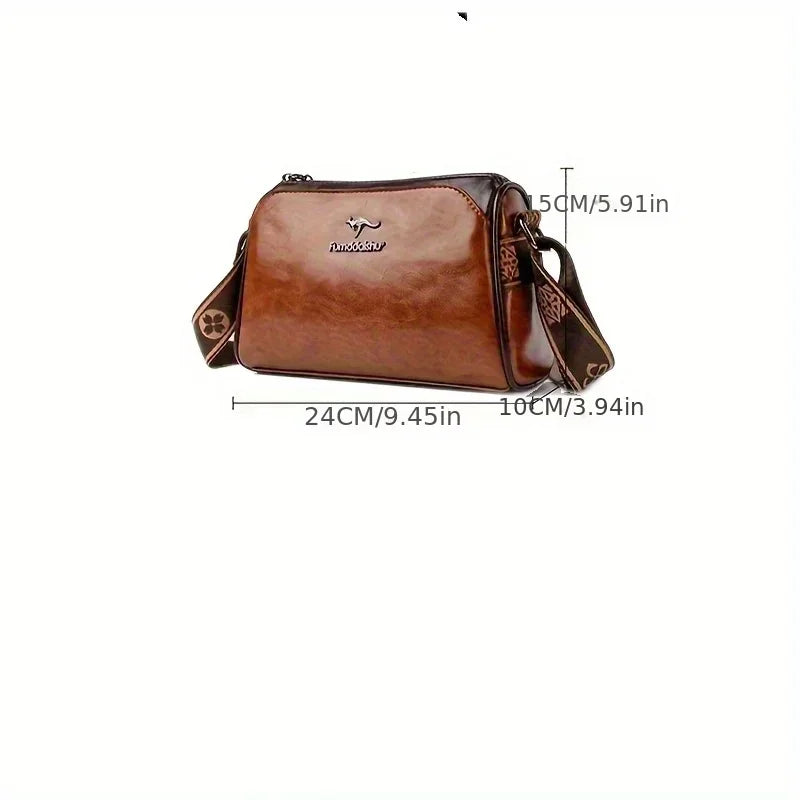 Bolsa Feminina de Couro com Alça Regulável e Resistentes à Água - ZAUVELLE
