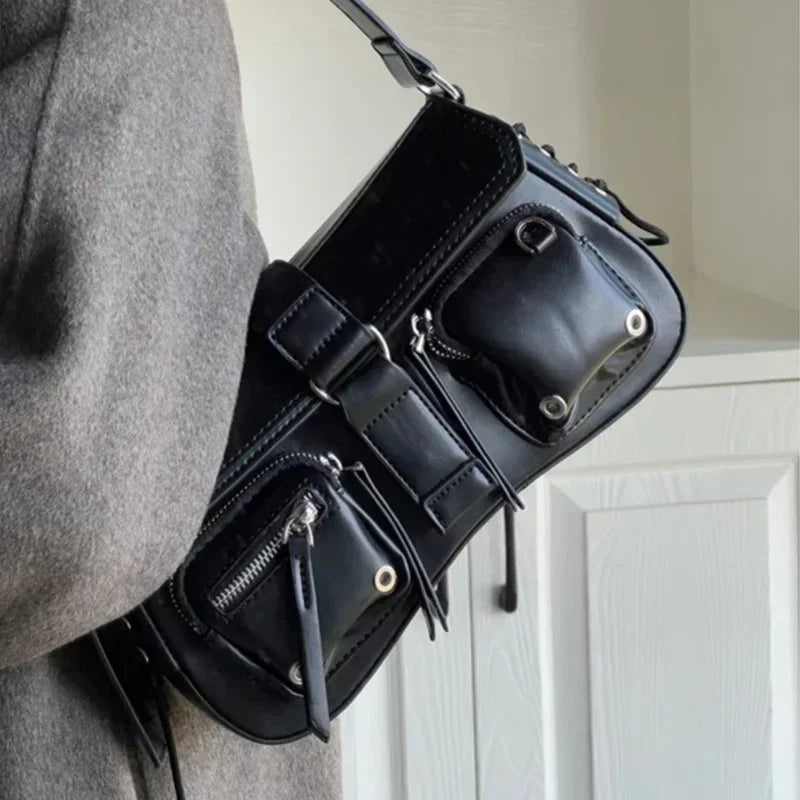 Bolsa Gótica Vintage Estilo Punk Elegante – ZAUVELLE