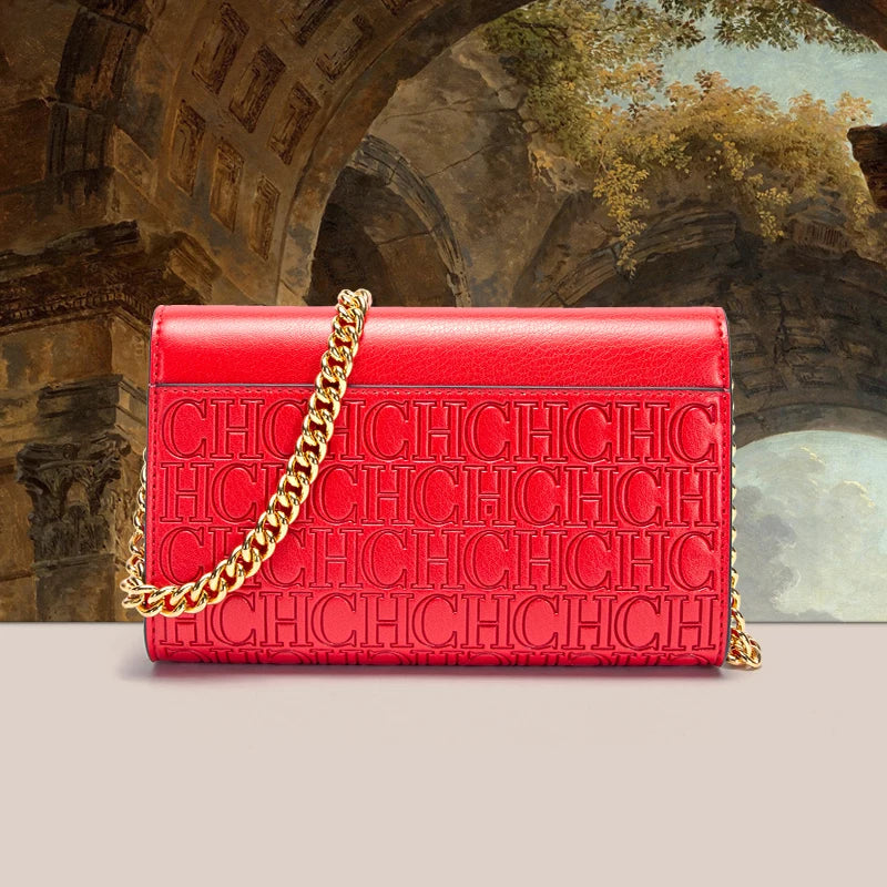Bolsa Minimalista Luxo Único com Alça de Corrente – Estilo e Sofisticação - ZAUVELLE
