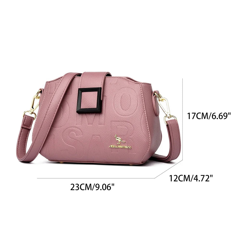 Bolsa de Ombro e Transversal Feminina – Designer Fashion para Viagem e Dia a Dia - ZAUVELLE