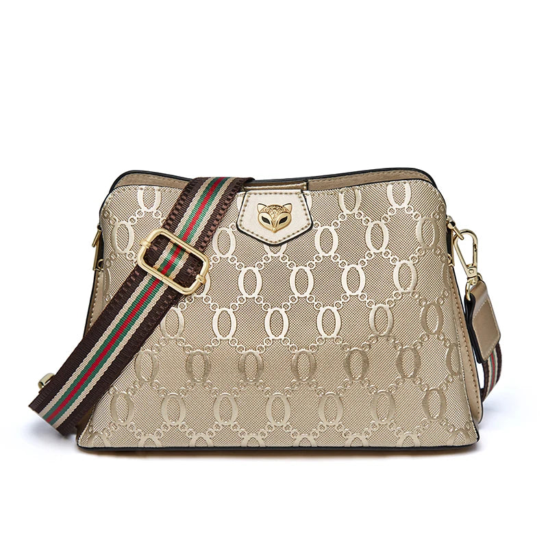 Bolsa de Couro Premium Luxuoso  – Elegância Feminina - ZAUVELLE