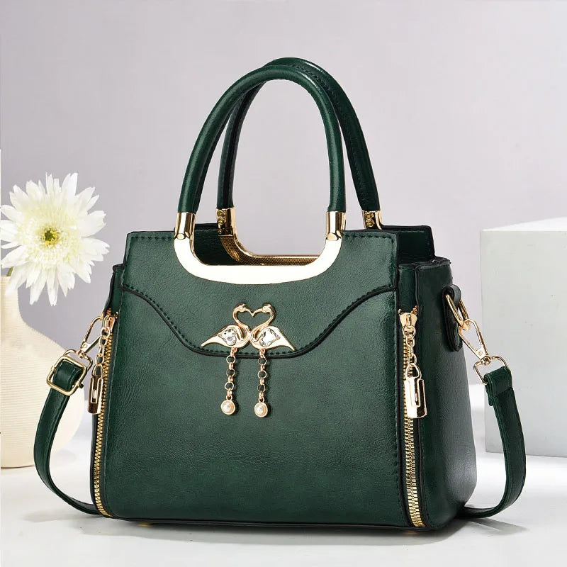Bolsa Feminina Estilo Versátil de Couro - ZAUVELLE