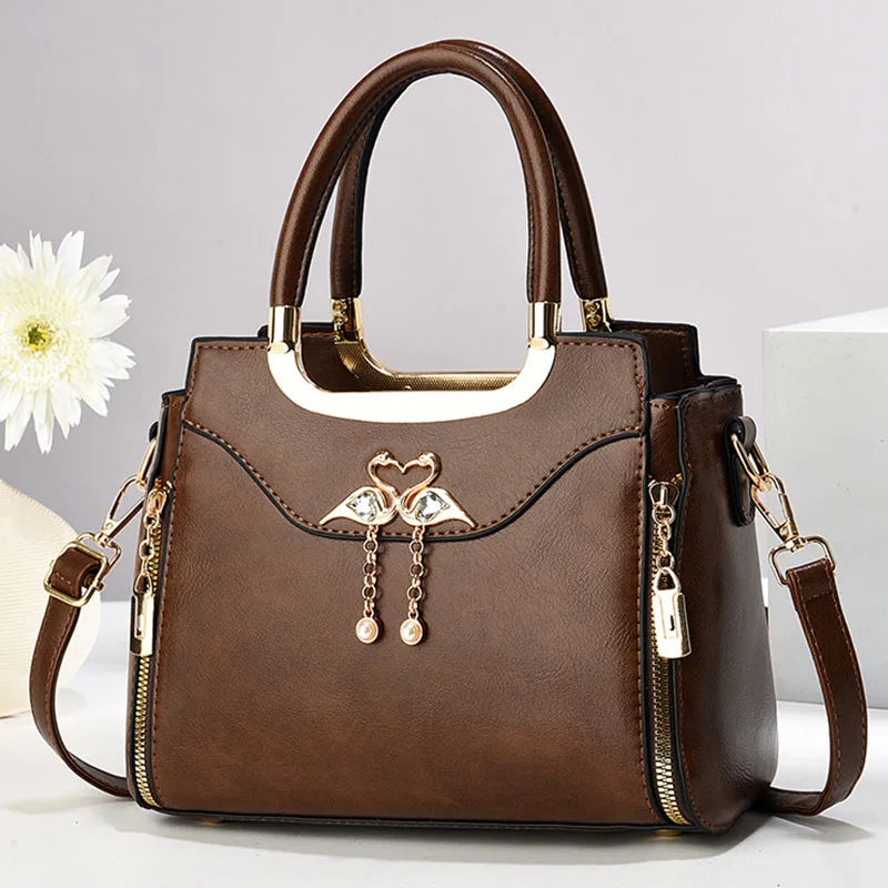 Bolsa Feminina Estilo Versátil de Couro - ZAUVELLE