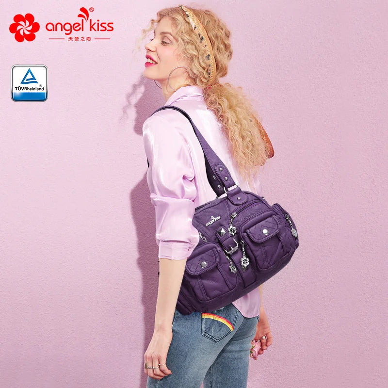 Bolsa Feminina Angelkiss Dumpling Luxuosa - ZAUVELLE