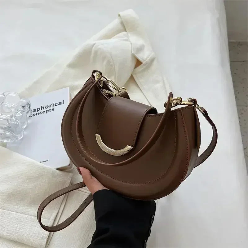 Bolsa Feminina ZAUVELLE 2025 – Design Elegante com Alça de Ombro e Estilo Minimalista