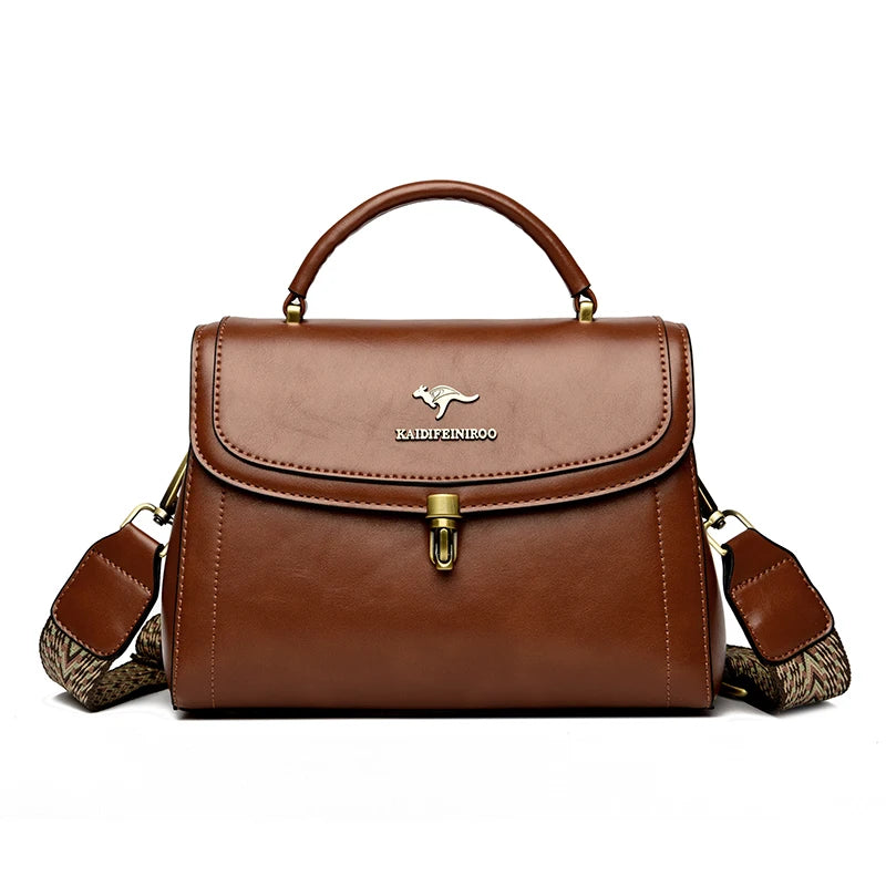 Bolsa Feminina de Couro Luxo 2025 - ZAUVELLE
