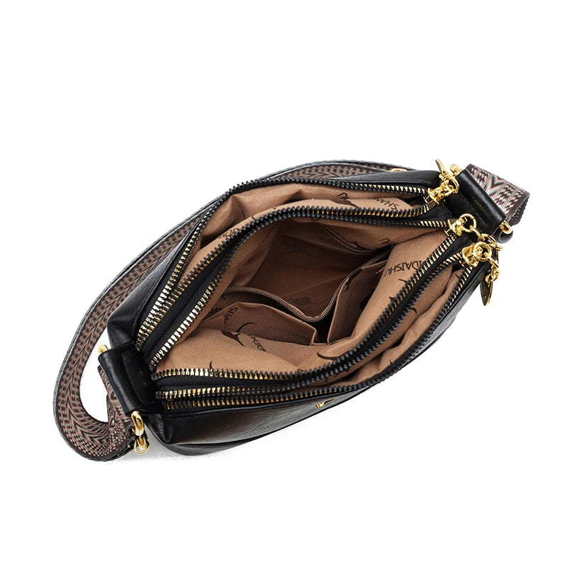 Bolsa Feminina de Couro Legítimo 100% – Luxo, Qualidade Premium e Estilo Elegante - ZAUVELLE