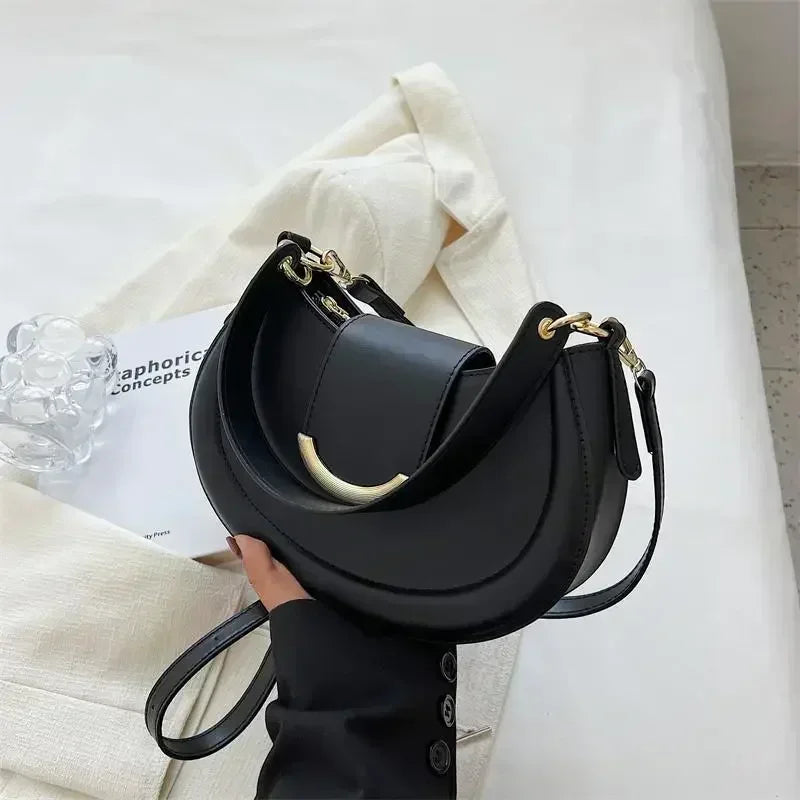 Bolsa Feminina ZAUVELLE 2025 – Design Elegante com Alça de Ombro e Estilo Minimalista