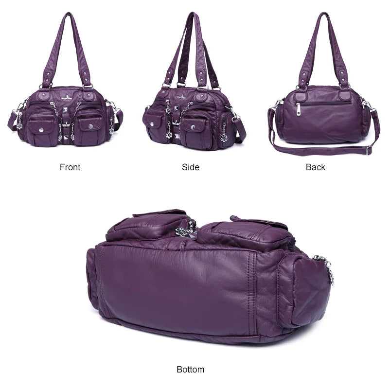 Bolsa Feminina Angelkiss Dumpling Luxuosa - ZAUVELLE