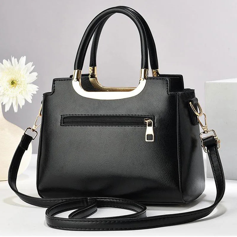 Bolsa Feminina Estilo Versátil de Couro - ZAUVELLE