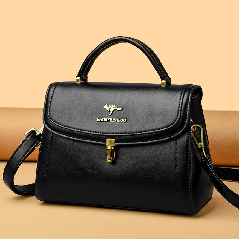 Bolsa Feminina de Couro Luxo 2025 - ZAUVELLE