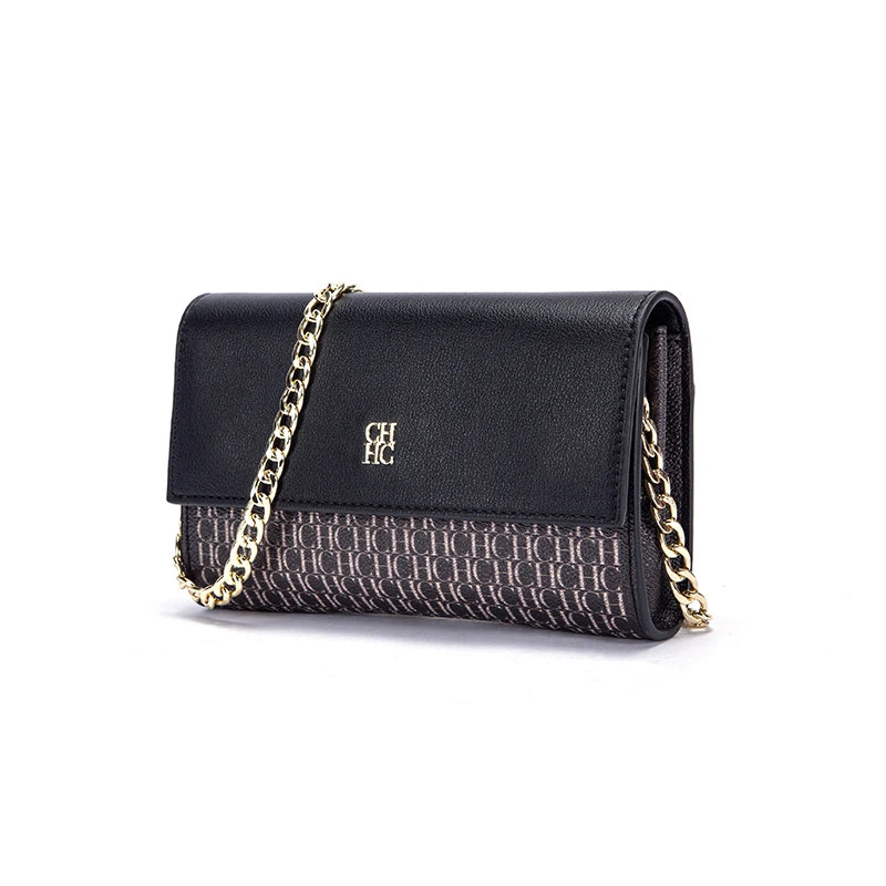Bolsa Minimalista Luxo Único com Alça de Corrente – Estilo e Sofisticação - ZAUVELLE