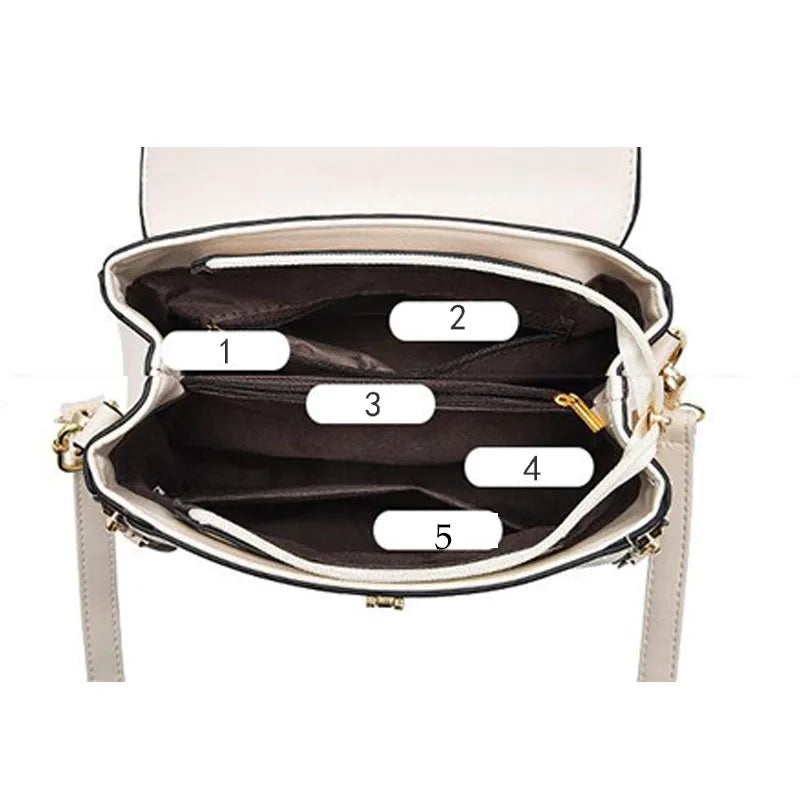 Bolsa de Ombro Monograma Luxuosa - ZAUVELLE