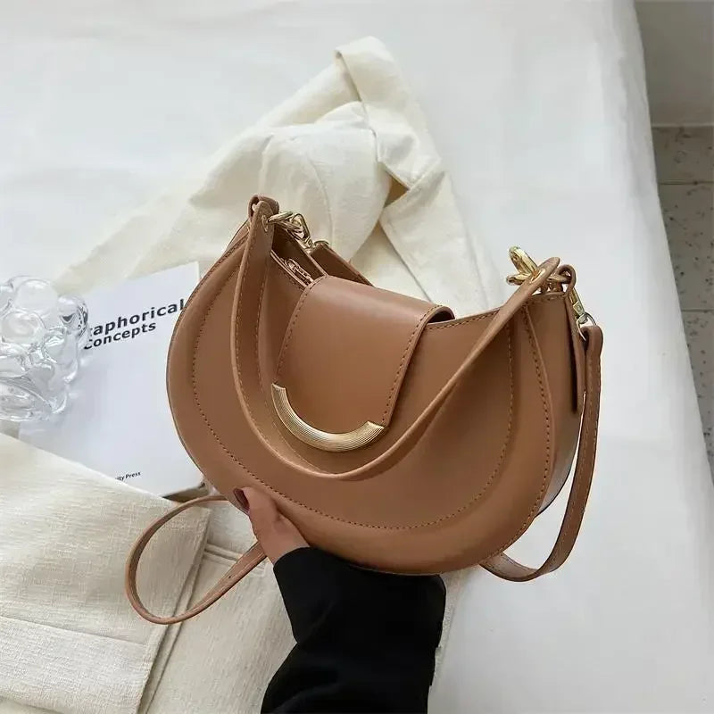 Bolsa Feminina ZAUVELLE 2025 – Design Elegante com Alça de Ombro e Estilo Minimalista