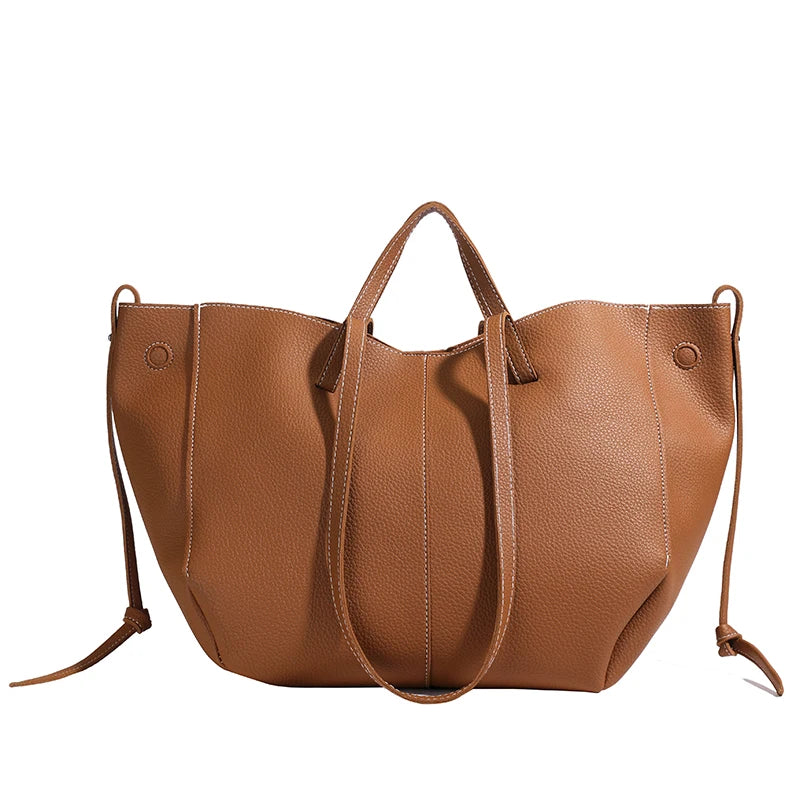 Bolsa de Ombro Feminina com Couro Premium - ZAUVELE