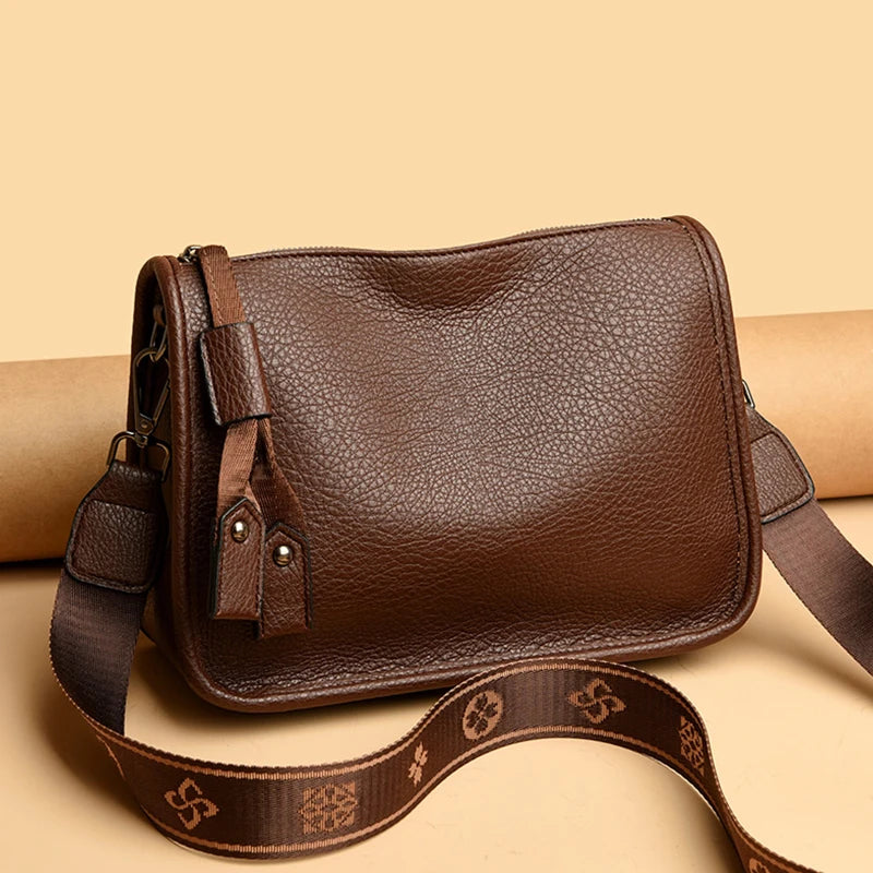 Bolsa Feminina de Couro Legítimo 2025 - ZAUVELLE