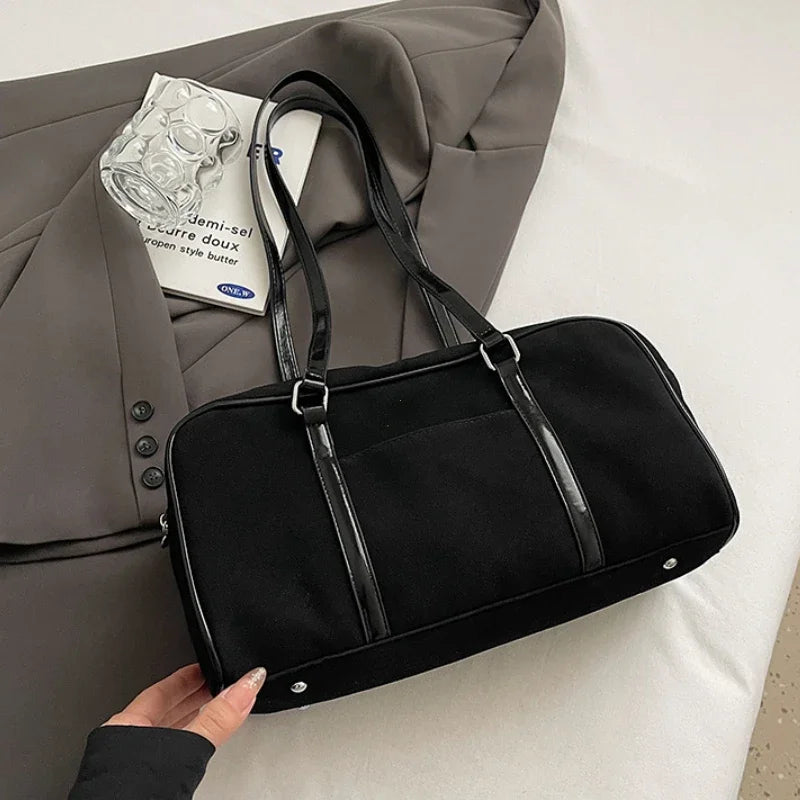 Bolsa Feminina Suede  Retrô 2025 - ZAUVELLE