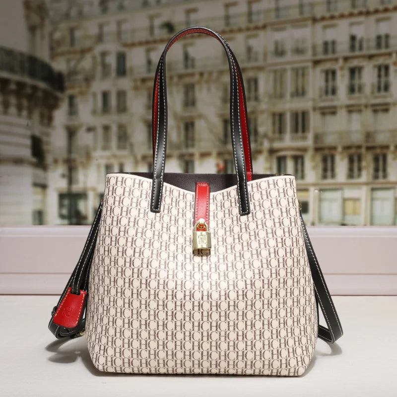 Bolsa De Couro Feminina Luxuosa Mensageiro e Estilosa - ZAUVELLE