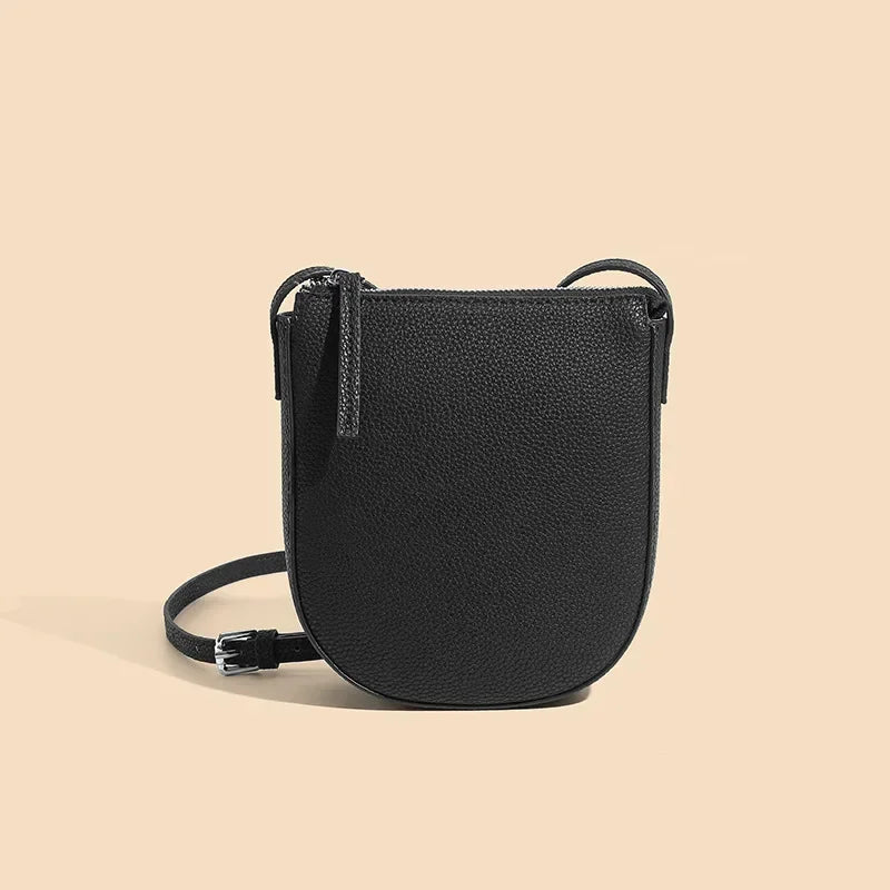 Bolsa Crossbody Feminina em Couro Genuíno - ZAUVELLE