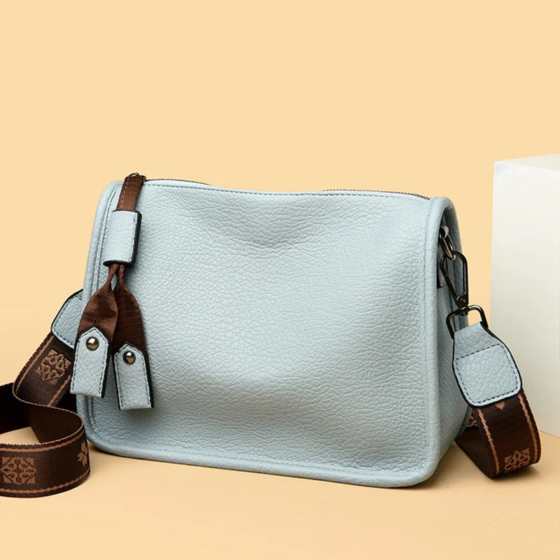 Bolsa Feminina de Couro Legítimo 2025 - ZAUVELLE