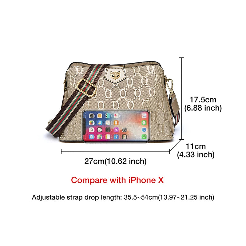 Bolsa de Couro Premium Luxuoso  – Elegância Feminina - ZAUVELLE