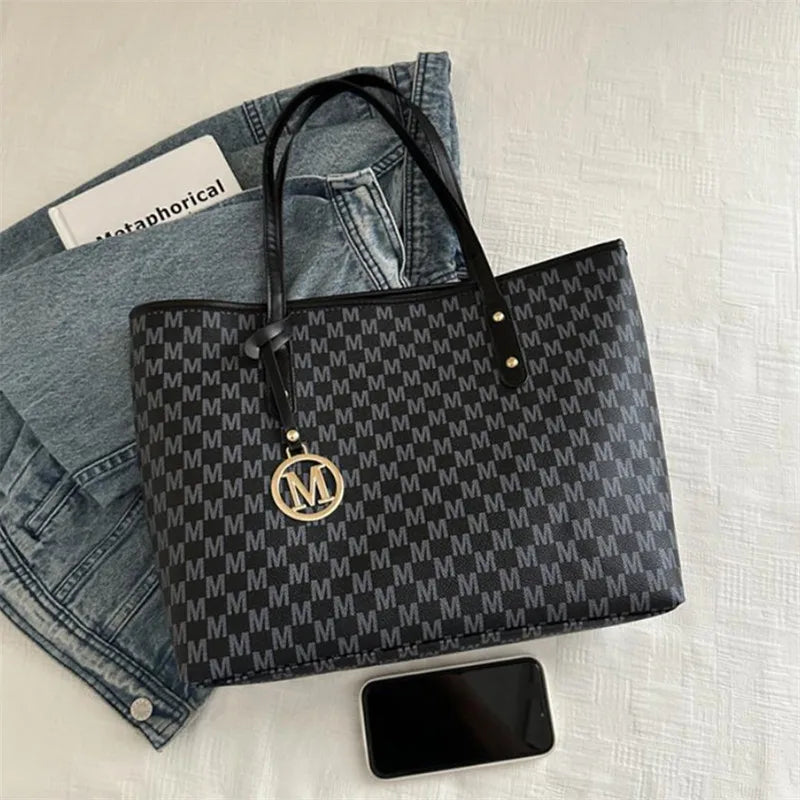 Bolsa Tote Estilosa Feminina Vintage Luxuosa 2025 - ZAUVELLE