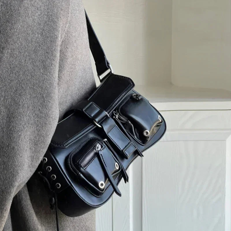 Bolsa Gótica Vintage Estilo Punk Elegante – ZAUVELLE