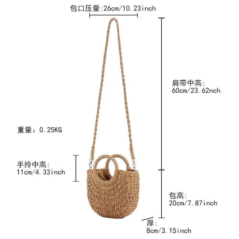 Bolsa Transversal Casual de Verão - ZAUVELLE