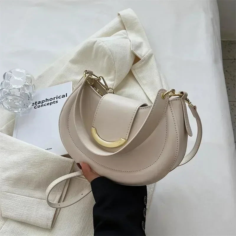 Bolsa Feminina ZAUVELLE 2025 – Design Elegante com Alça de Ombro e Estilo Minimalista