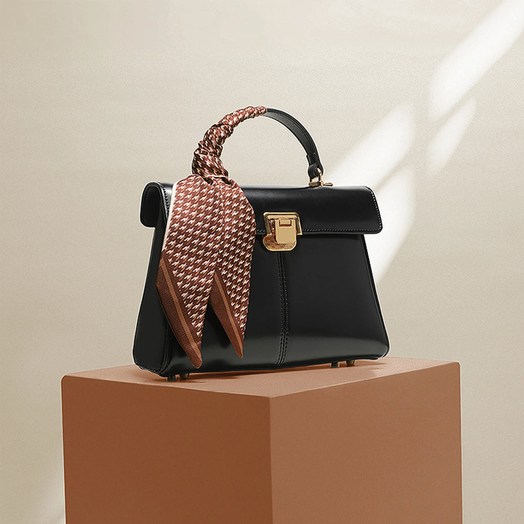 Bolsa feminina com Elegância em Couro Genuíno Luxuoso - ZAUVELLE