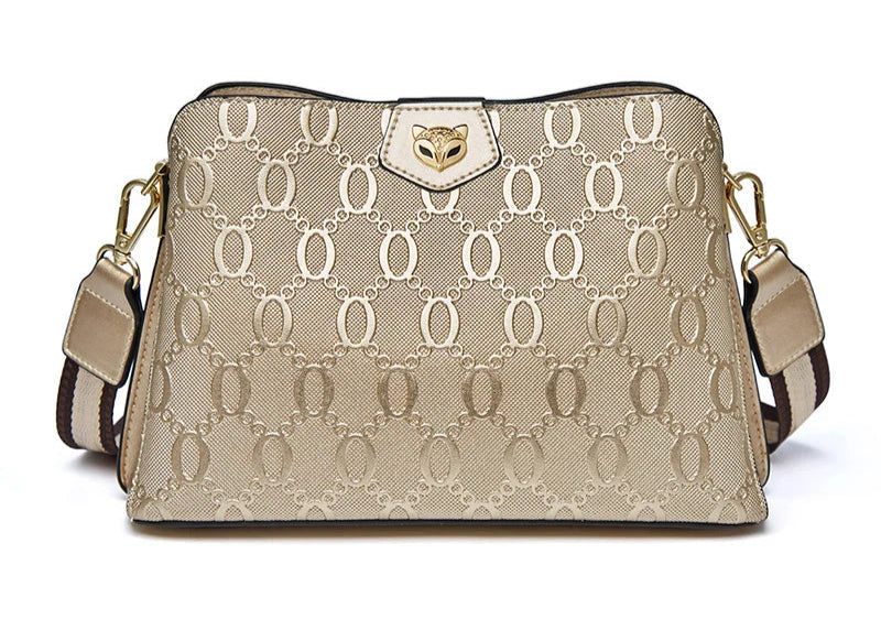 Bolsa de Couro Premium Luxuoso  – Elegância Feminina - ZAUVELLE