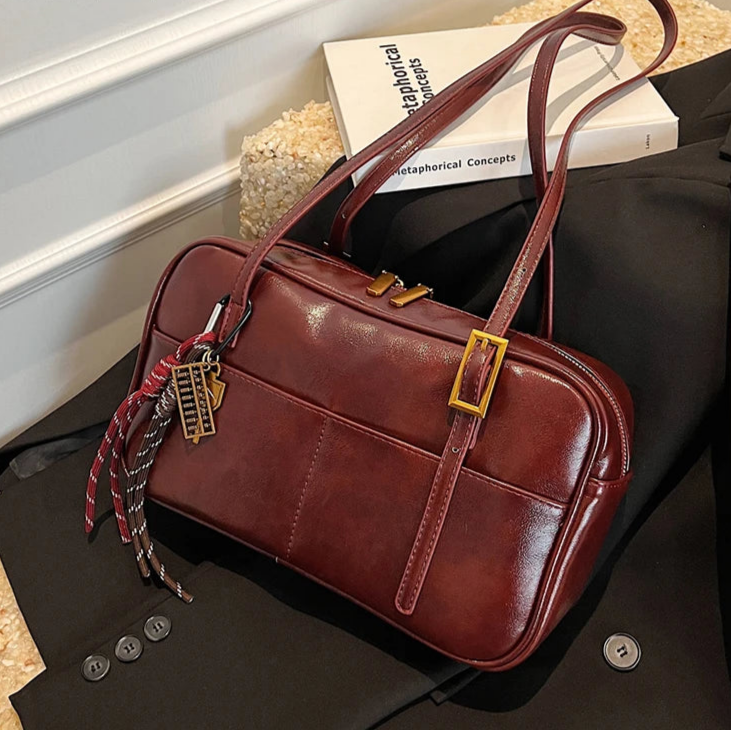 Bolsa de Ombro Feminina Compacta e Elegante - ZAUVELLE