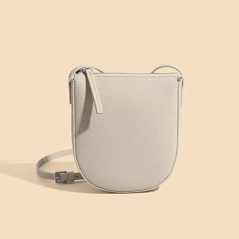 Bolsa Crossbody Feminina em Couro Genuíno - ZAUVELLE