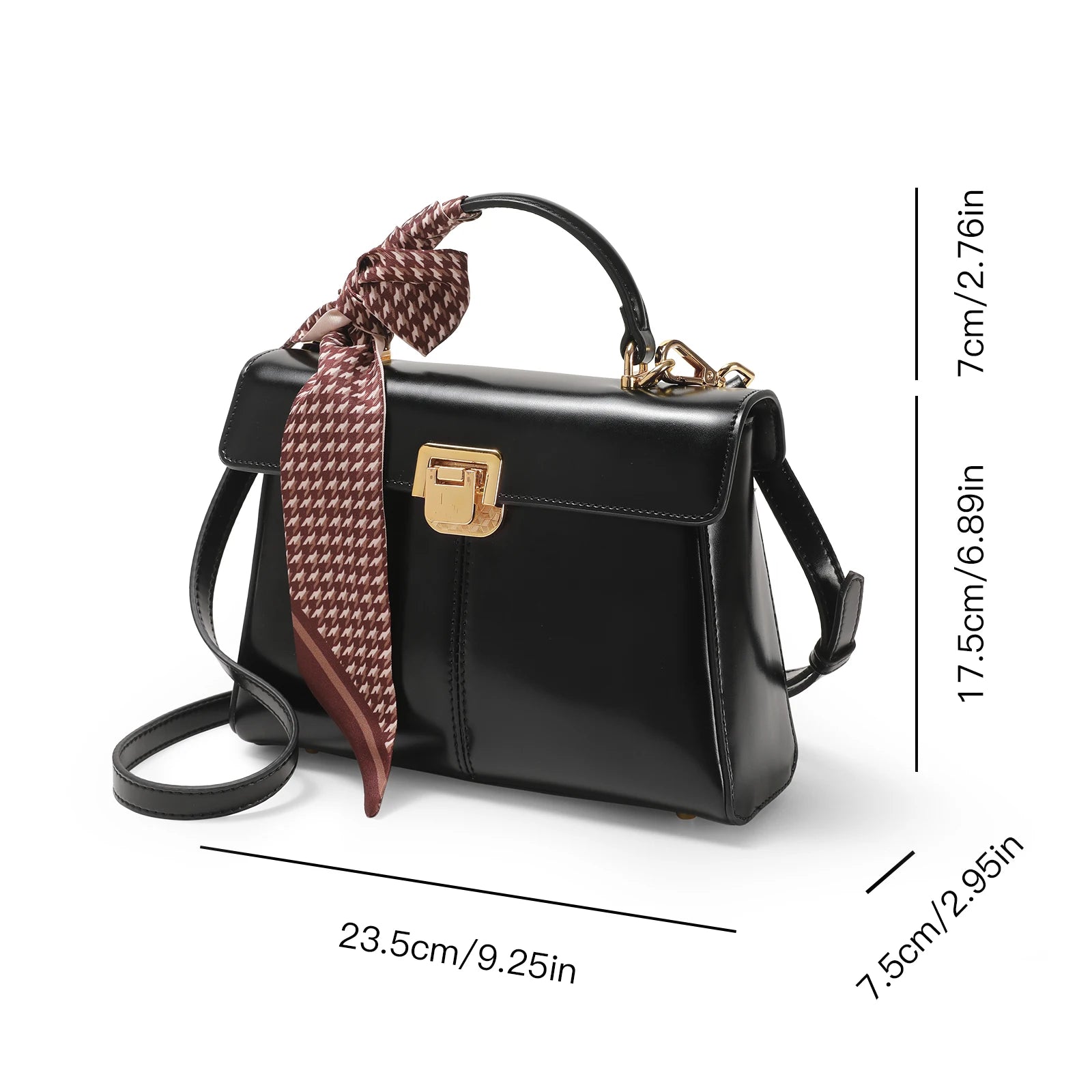 Bolsa feminina com Elegância em Couro Genuíno Luxuoso - ZAUVELLE