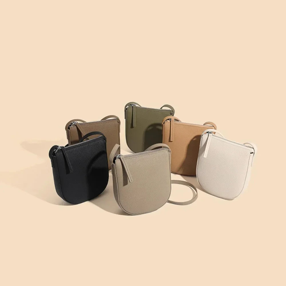Bolsa Crossbody Feminina em Couro Genuíno - ZAUVELLE