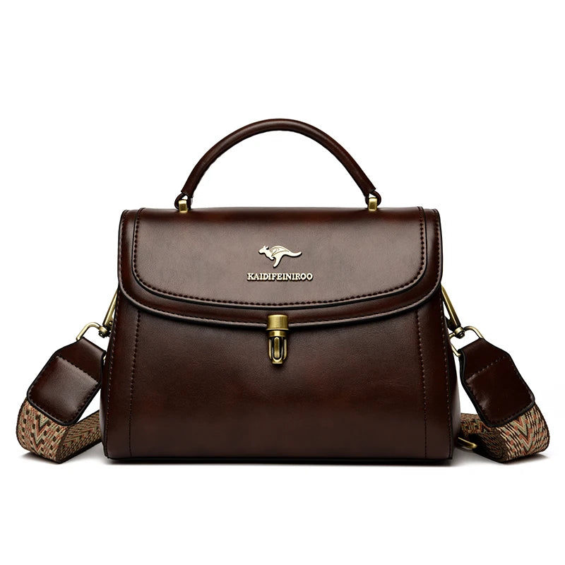 Bolsa Feminina de Couro Luxo 2025 - ZAUVELLE