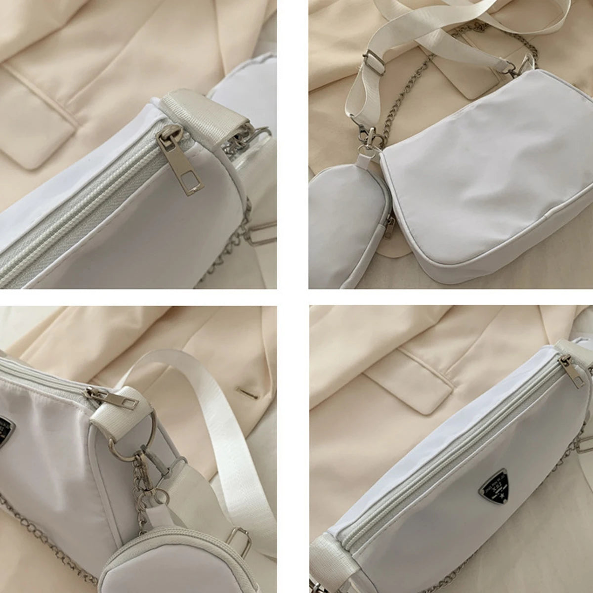 Bolsa Crossbody Feminina em Nylon - ZAUVELLE
